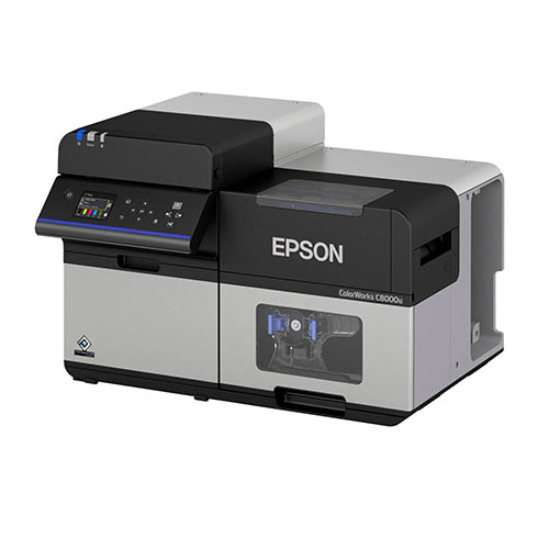 Epson C8000 color inkjet label printer